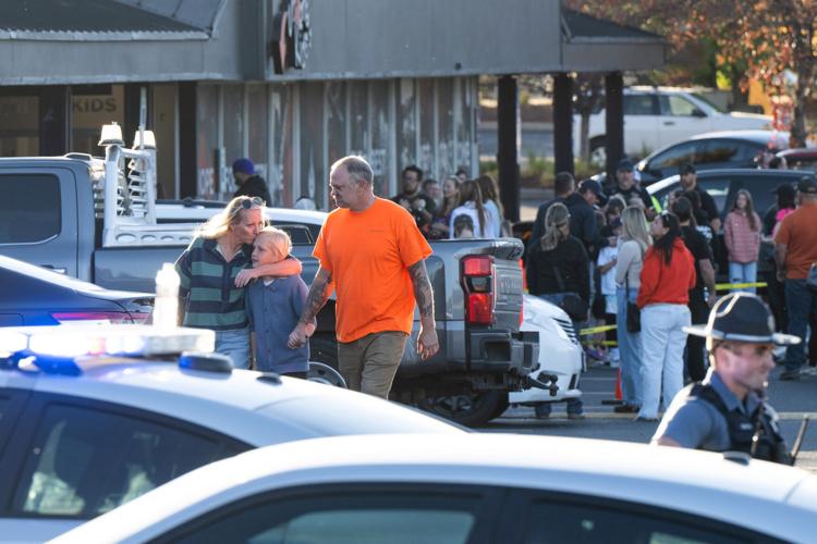 The aftermath of a school shooting in Oregon, in photos
