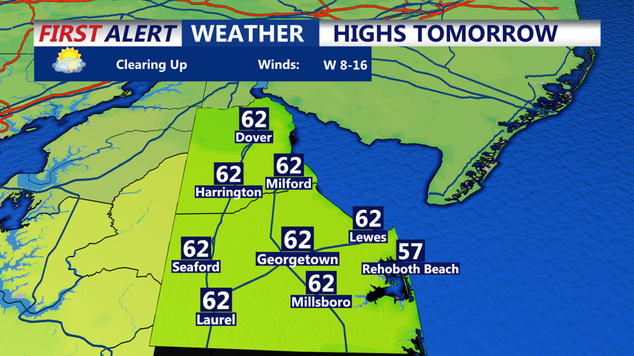 HIGHS TOMORROW - SUSSEX