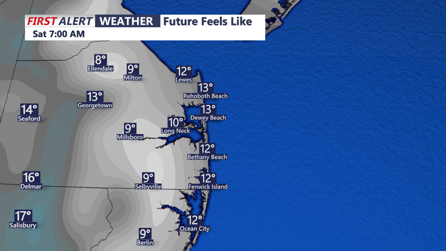 WIND CHILL/ FEELS LIKE SATURDAY MORNING