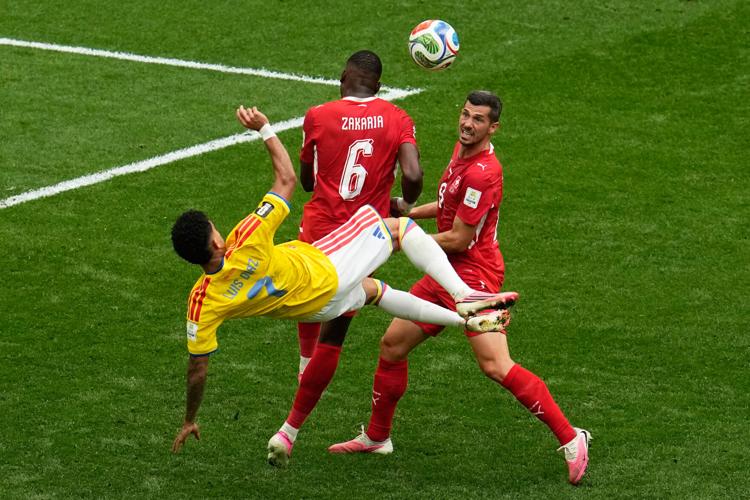 Colombia Switzerland WCup Soccer