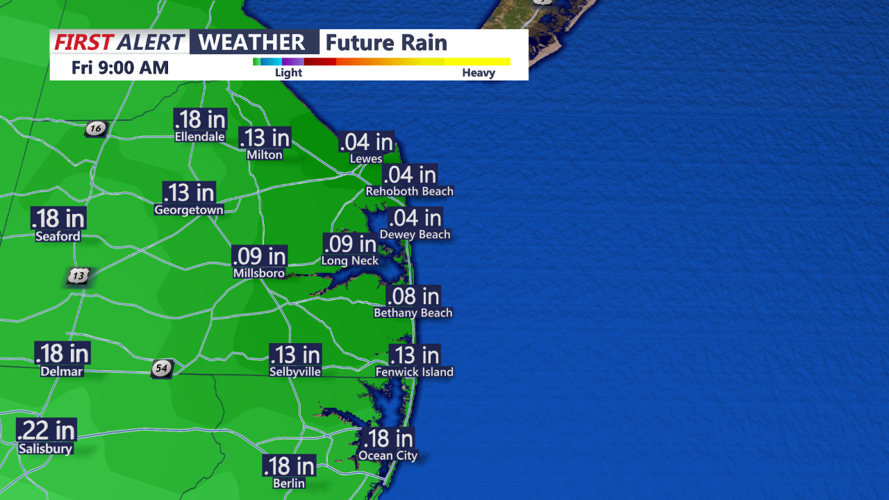 Forecast Rainfall Totals
