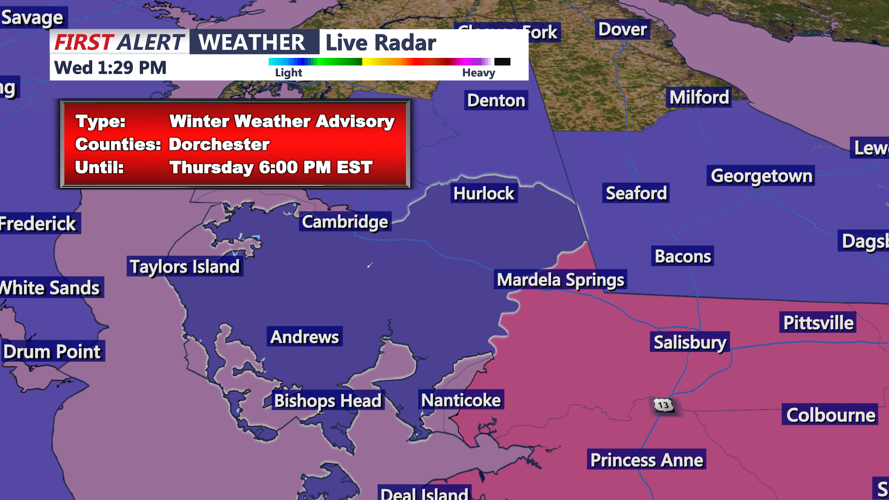 Bitter cold and snow showers persist in Sussex County and Ocean City ...