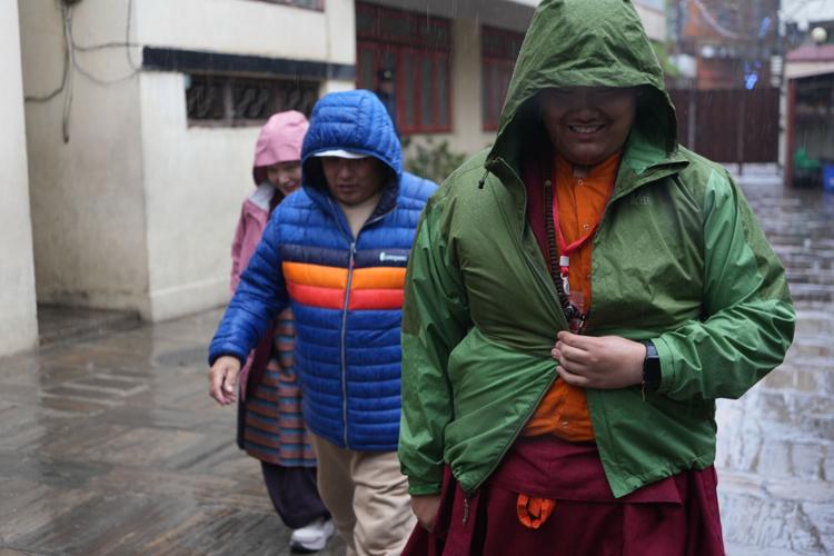 Teenage Buddhist Lama