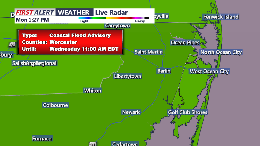 COASTAL FLOOD ADVISORY WORCESTER