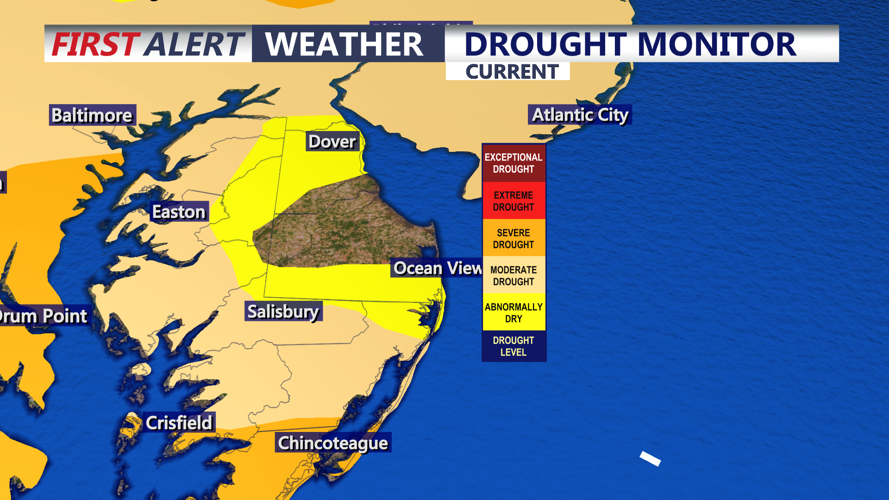 DROUGHT MONITOR - DELMARVA