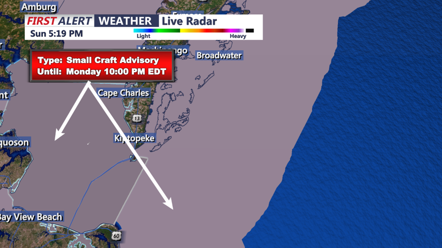 SMALL CRAFT ADVISORY - LOWER DELMARVA