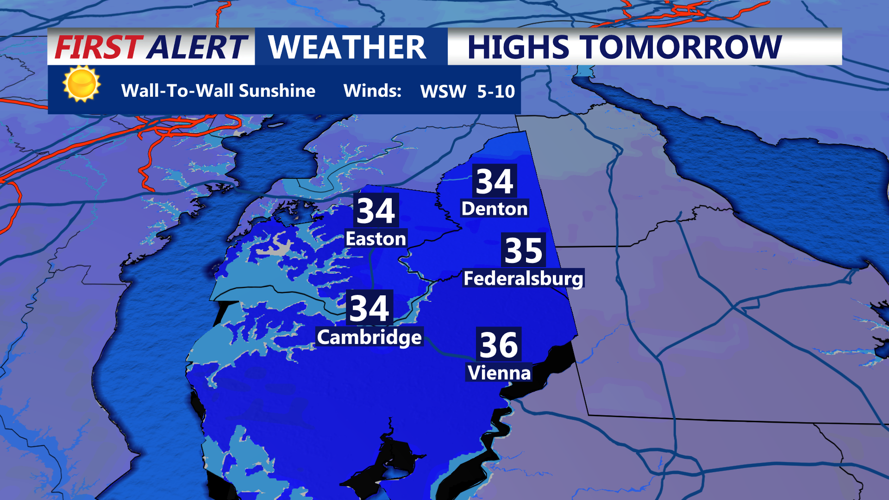 HIGHS TOMORROW - CAMBRIDGE