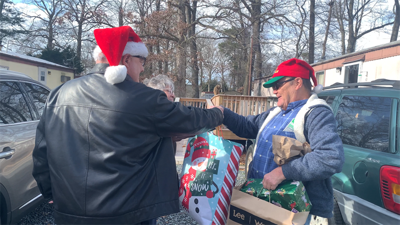 Dozens of Volunteers Help Deliver Food, Gifts to Seniors on Christmas Day in Sussex County