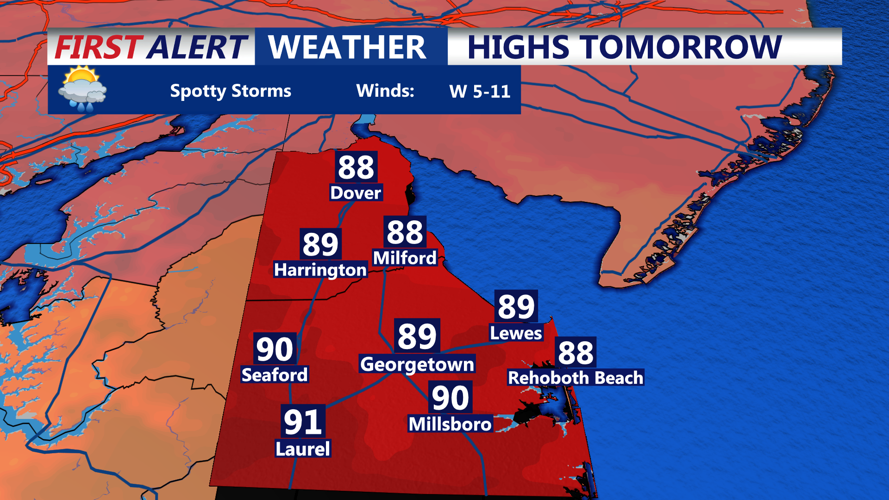 HIGHS TOMORROW LEWES