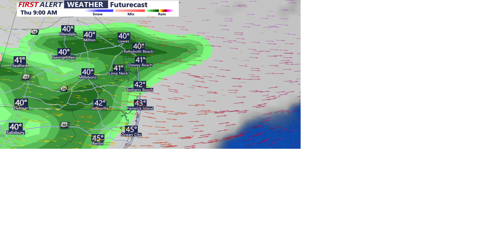 Windy with some showers and possible snowflakes Thursday, then cold to ...