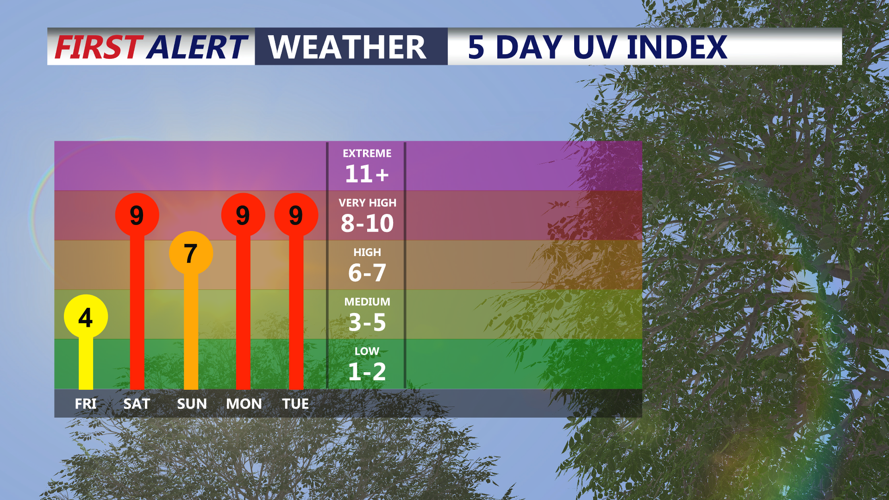 5 DAY UV INDEX