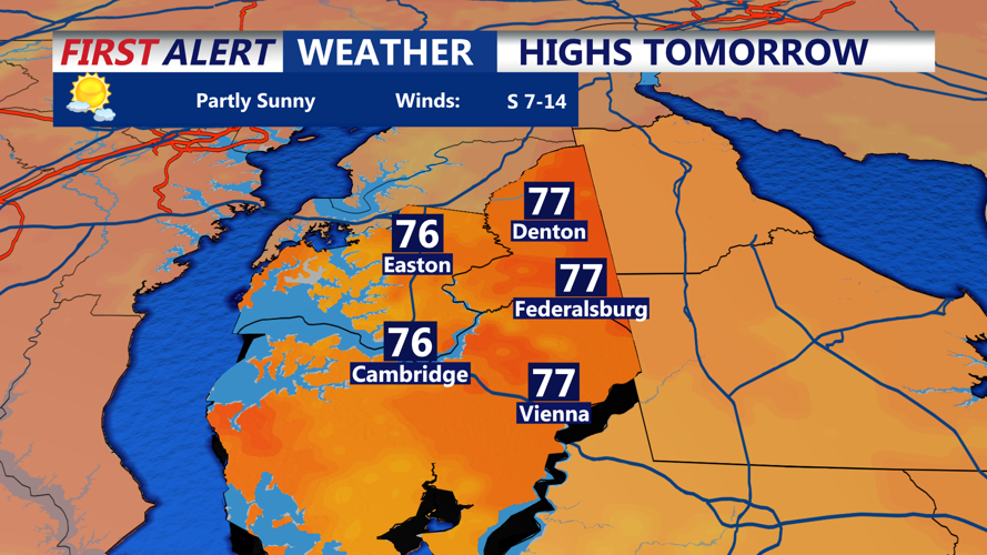 HIGHS TOMORROW CAMBRIDGE