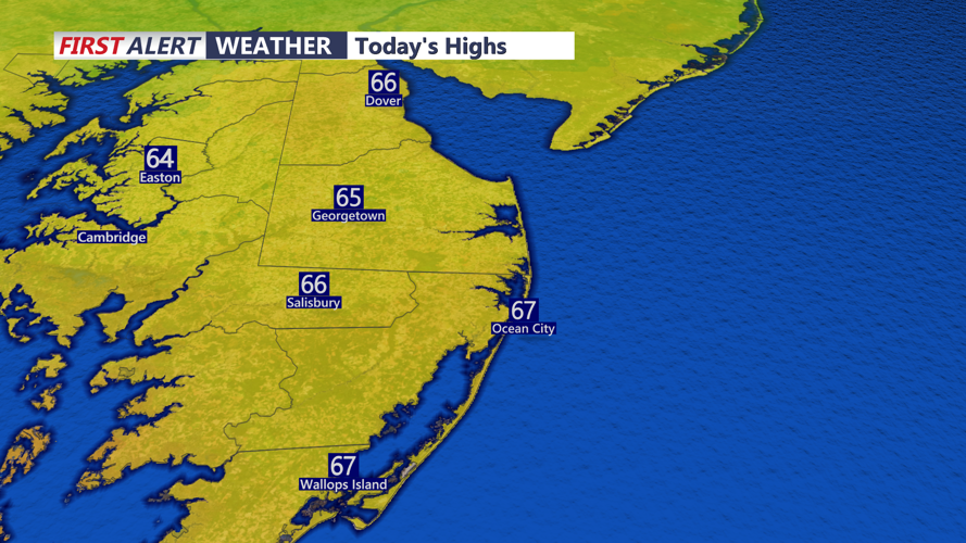 TODAY'S HIGHS