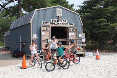 Bike shed cape state park