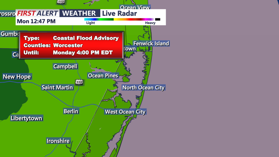 COASTAL FLOOD ADVISORY - OCEAN CITY
