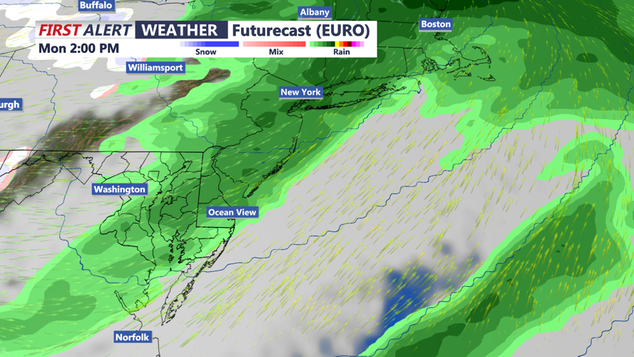 MONDAY COLD FRONT