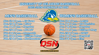University of Delaware basketball on Delmarva Sports Network