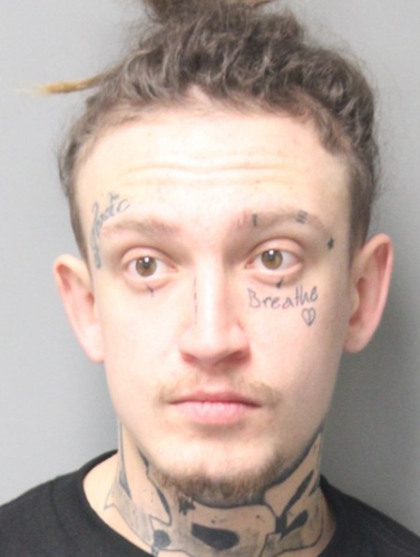 Passenger Joshua Baull was arrested Monday night.