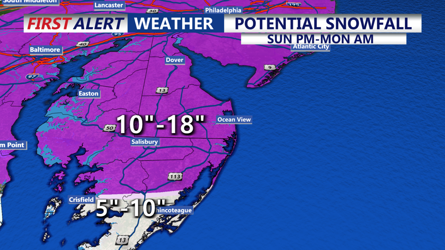 POTENTIAL SNOWFALL
