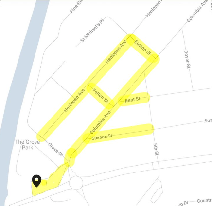 Rehoboth Beach Farmer's Market parking