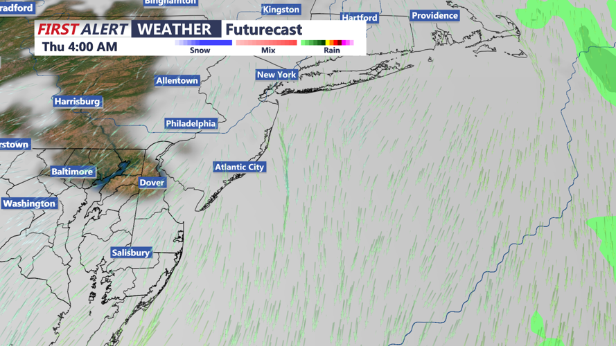 THURSDAY FUTURECAST FOR EAST COAST