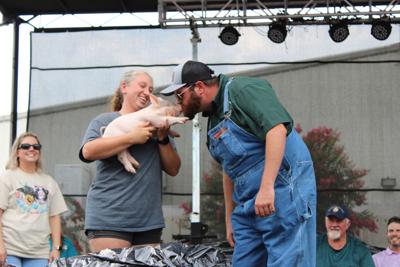 Pig Kissing Contest