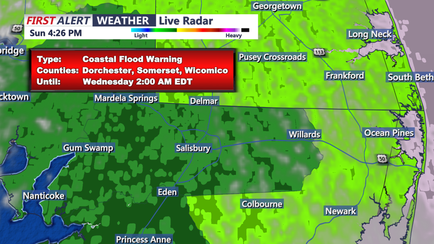 COASTAL FLOOD WARNING