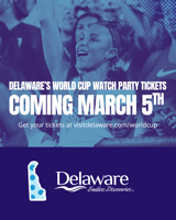 The Delaware Tourism Office inviting fans to FIFA World Cup watch parties
