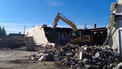 Previous Best's Ace Hardware Being Demolished