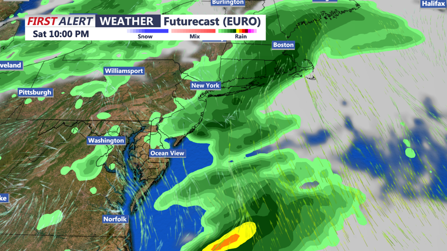 FUTURECAST RAIN - NORTHEAST