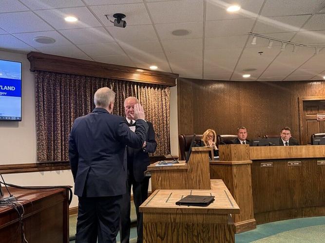 Josh Bunting sworn in