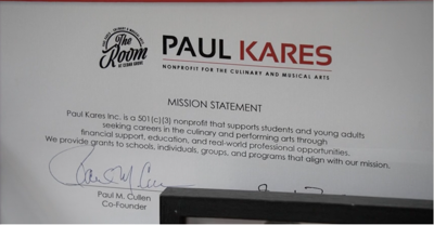 Paul Kares non-profit mission statement.