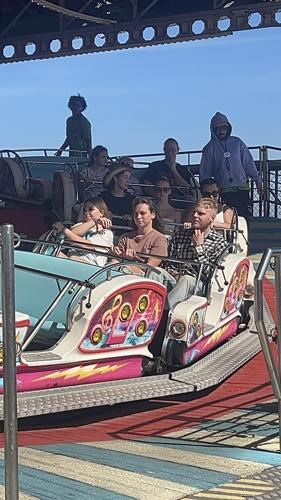 People on a ride.