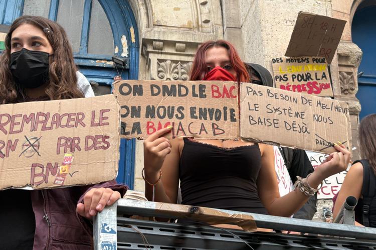 France High School Protests