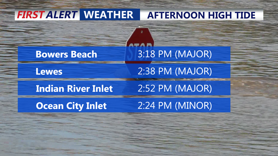 Monday Afternoon High Tide