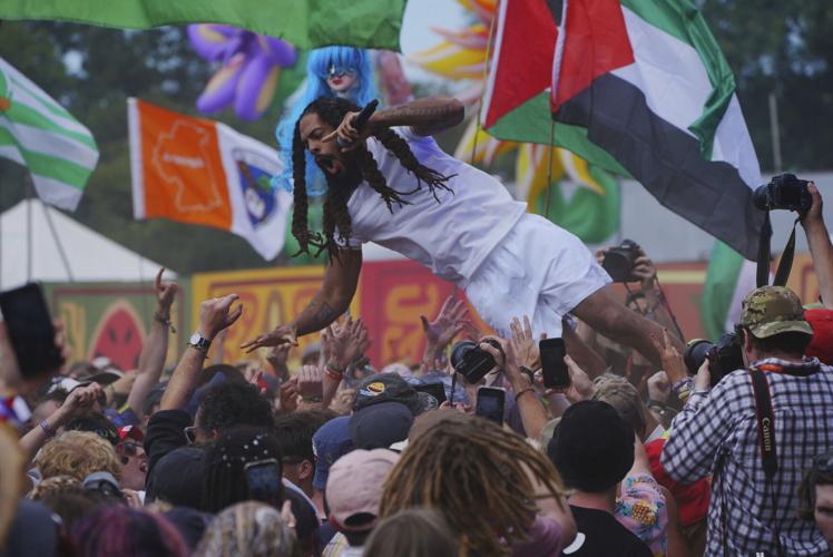 Britain Glastonbury Music Festival Day 4
