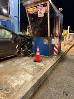 Collector injured in Dover toll booth crash