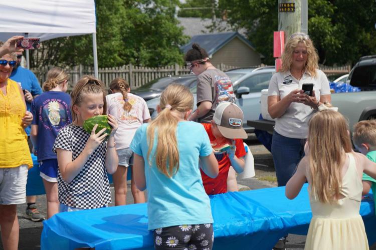 a watermelon eating contest