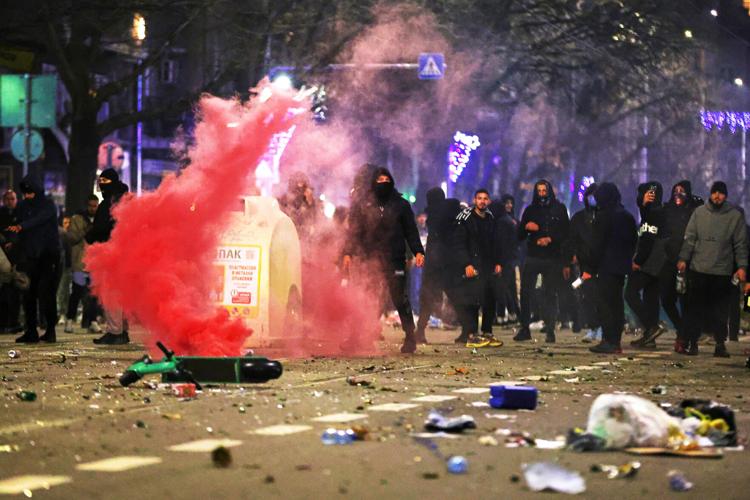 APTOPIX Bulgaria Protest