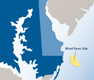 US Wind's MarWin project site