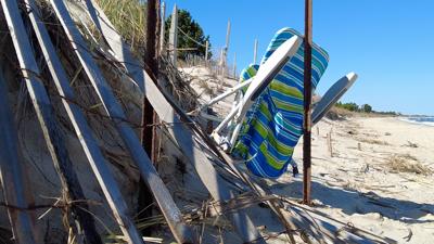 The city of Lewes calls for people to clean personal beach items off beaches