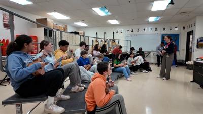 Students in Mariner Middle School