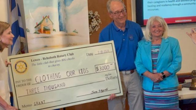 Clothing Our Kids receives $3,000 rotary grant