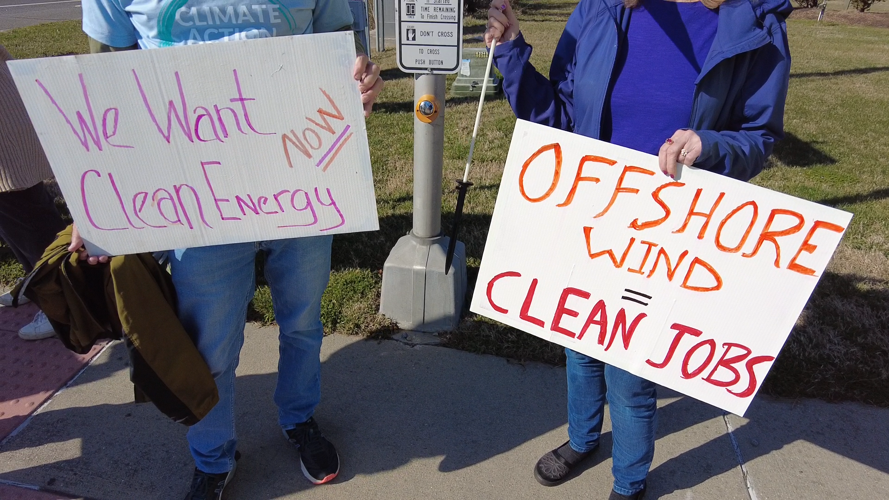 Sign in favor of offshore wind