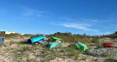 Kayak on Lewes Beach Grass