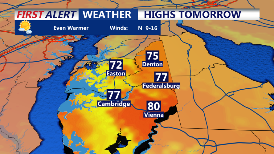 HIGHS TOMORROW CAMBRIDGE