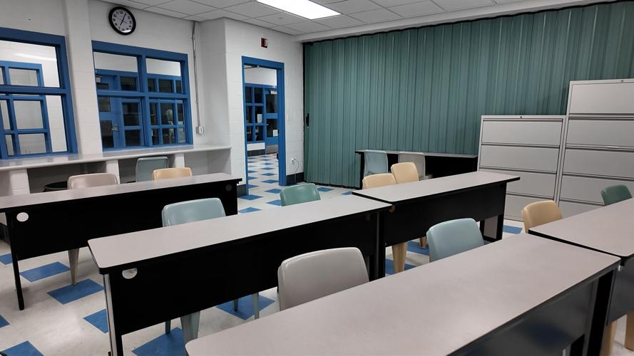 Desks at Sussex Correctional Institution