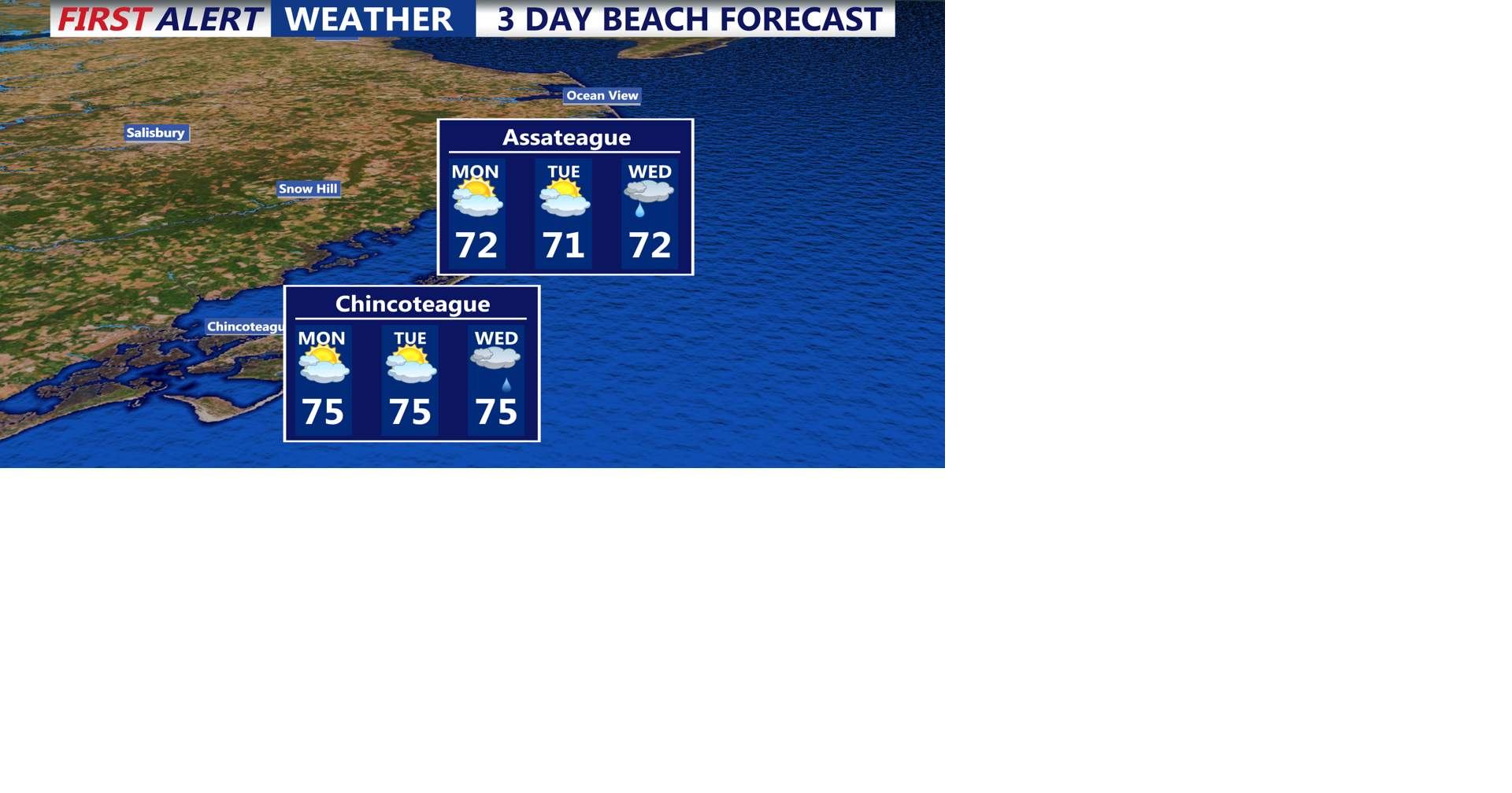 Clear skies and cool air settle into Sussex County before clouds and ...