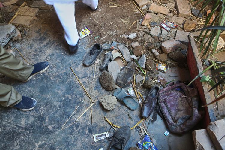 Photos show deadly school roof collapse in Pakistan