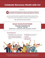 Recovery Month Celebrations continue in Sussex County with Delaware's Division of Substance Abuse and Mental Health